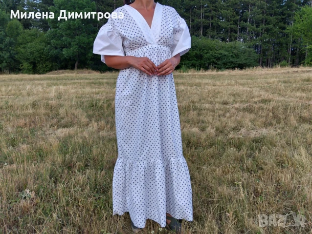 Макси рокля с волани , снимка 5 - Рокли - 50067339