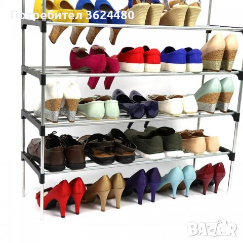 Метална етажерка за обувки на 6 нива Метална етажерка за обувки на 6 нива Метална етажерка за обувки, снимка 5 - Други стоки за дома - 39955983