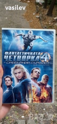 Фантастичната четворка и сребърният сърфист DVD , снимка 1 - DVD филми - 42606975