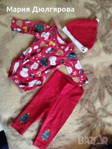 Коледен комплект 56 размер. 10 лв