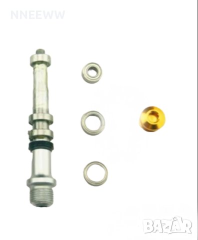 Комплект алуминиеви педали за Велосипед неплъзгащи се, троен лагер, червени, снимка 6 - Части за велосипеди - 41737241