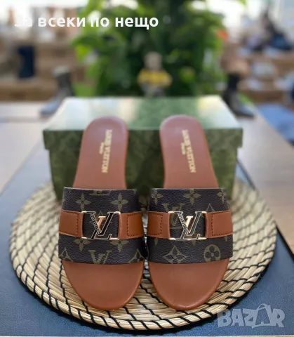 Louis Vuitton Дамски Чехли Луис Витон - Различни Цветове Код SEM-416, снимка 4 - Чехли - 55867846