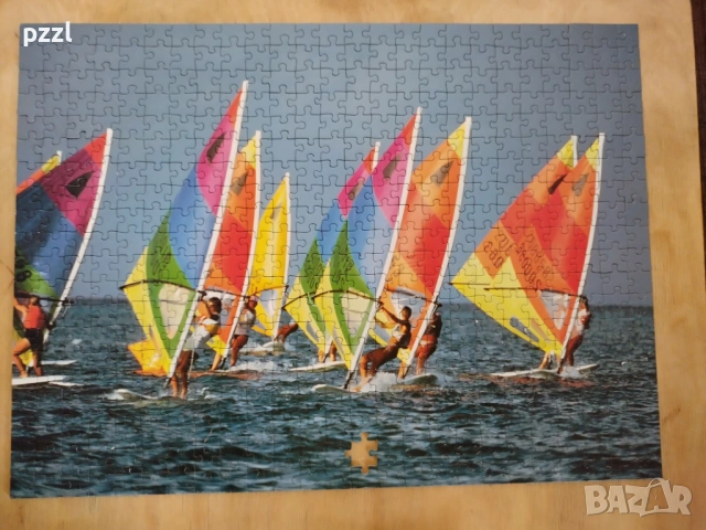 Пъзел "Sailbording” Ravensburger 1986г. 500 части, снимка 2 - Пъзели - 53166518