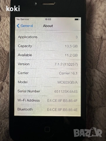 iPhone 4 16GB, снимка 3 - Apple iPhone - 53452483