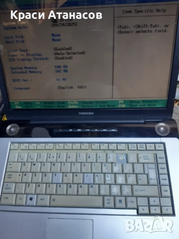 лаптоп Toshiba Satellite A200-1CR за части