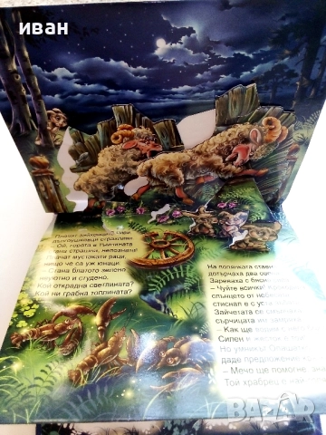 Панорамна книжка - Тревога в гората - 2015г., снимка 3 - Детски книжки - 51499786