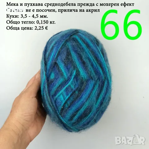 Евтини прежди в малки количества - нови и остатъци, снимка 12 - Други - 52029828