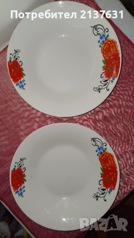 ПОРЦЕЛАНОВИ  ЧИНИИ  - .2 броя , снимка 1