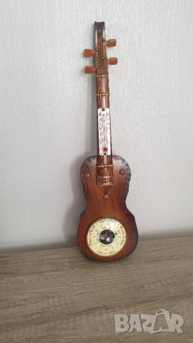 Стар немски барометър,термометър като цигулка, снимка 2 - Антикварни и старинни предмети - 41904779