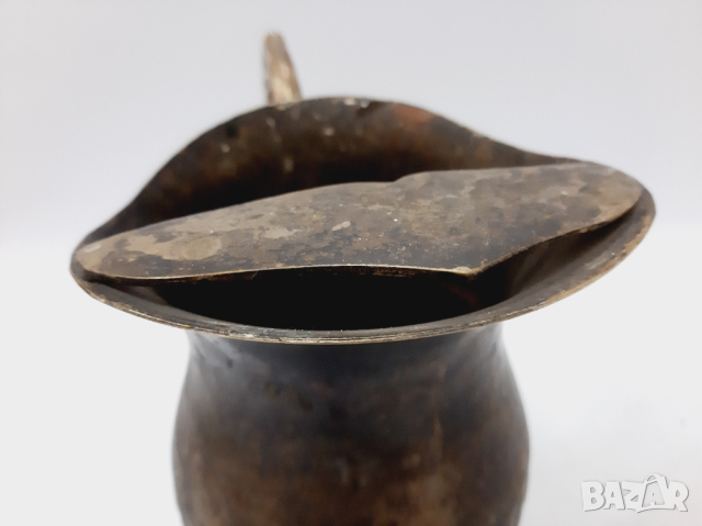Старинна бронзова кана за вино(2.3), снимка 10 - Антикварни и старинни предмети - 44682044