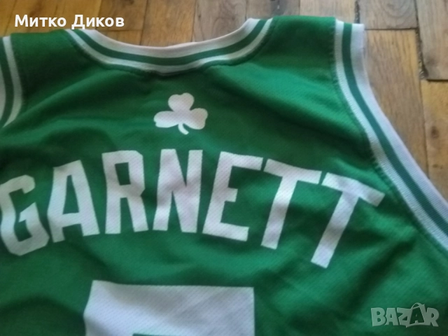KEVIN GARNET #5 BOSTON CELTICS НБА баскетболна тениска винтидж 90 год.маркова на Champion размер Л, снимка 7 - Футбол - 51554425