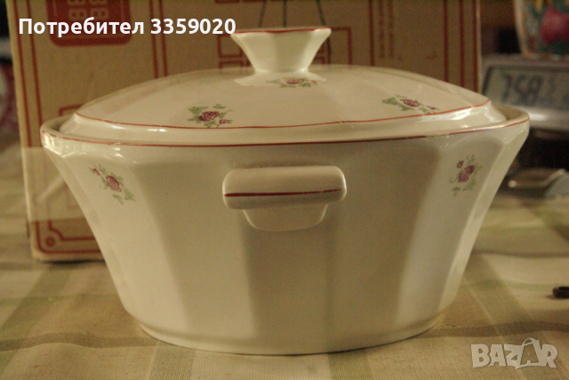 продавам старинен комплект чиний със супник , снимка 6 - Антикварни и старинни предмети - 36516458