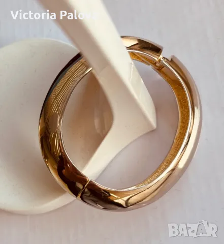 Красива масивна гривна белезник Германия, снимка 7 - Гривни - 49105141