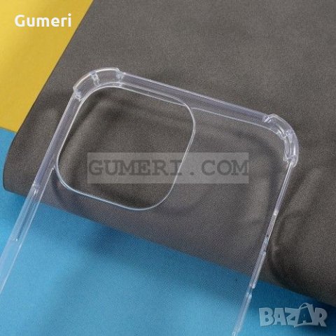 Apple iPhone 13 Pro - Силиконов Гръб Air - Прозрачен, снимка 2 - Калъфи, кейсове - 34808027