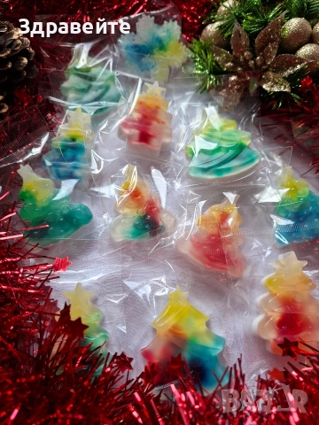 Бюджетни коледни сапунчета , снимка 3 - Коледни подаръци - 52694955
