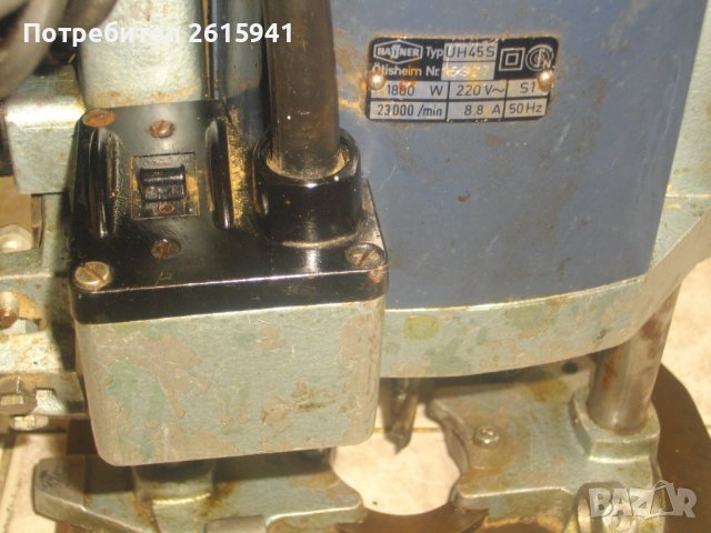 1800 Вата-Професионална Оберфреза За Тежки Натоварвания-8,0кг/23000 об/мин-HAFFNER Type UH45S-Немска, снимка 10 - Други инструменти - 40715102
