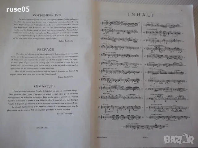 Ноти за пиано "HELLER-25 melodische Etüden-Opus 45"-60 стр., снимка 3 - Специализирана литература - 47538694