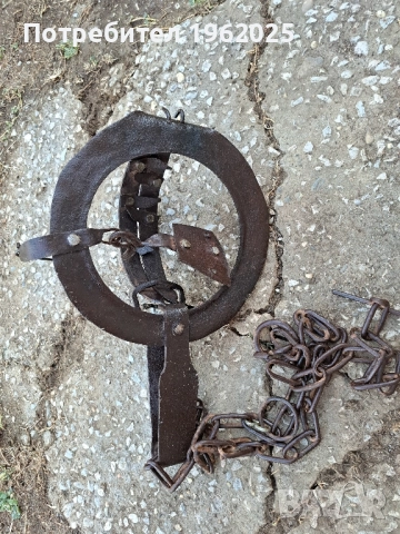Соц Стар Ръчно Кован Капан Клюса За Животни., снимка 6 - Антикварни и старинни предмети - 51741646