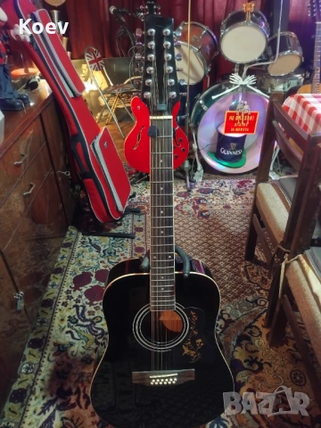 Акустична китара 12 струнна, снимка 2 - Китари - 53303055