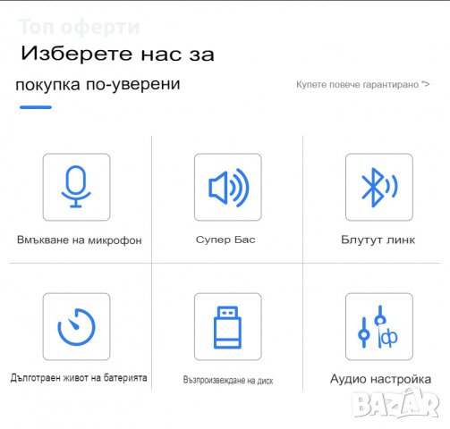 Преносима караоке колона с 2 безжични микрофона, снимка 2 - Bluetooth тонколони - 40059827