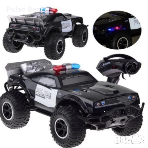 Офроуд полицейски джип ROCK CRAWLER, снимка 6 - Коли, камиони, мотори, писти - 52416525