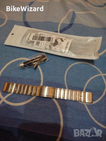Garmin Fenix 5 метална сива каишка 22MM.+ инструмент за скъсяване , снимка 1 - Каишки за часовници - 41799692