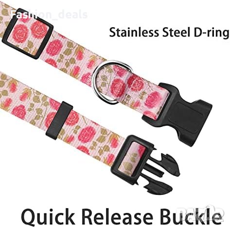 Нов регулируем мек найлонов класически Нашийник за малки кучета Каишка, снимка 2 - За кучета - 41462049