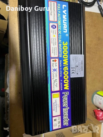 Yinleader качествен инвертор 3000W / 6000W DC 12V към AC 230V 240V плавен старт с LED дисплей USB , снимка 7 - Друга електроника - 51205426