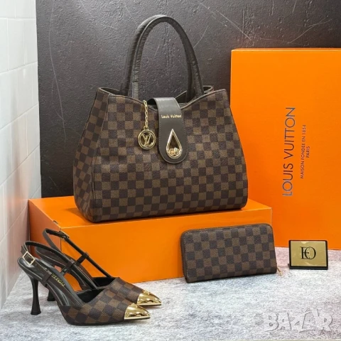обувки на ток louis vuitton , снимка 5 - Дамски обувки на ток - 50669188