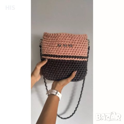 Плетени луксозни дамски чанти, ръчна изработка, модерна визия, снимка 3 - Чанти - 42698111