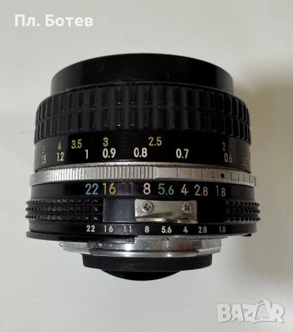 Обектив Nikon 1:1.8 50mm, снимка 5 - Обективи и филтри - 52326136