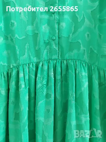 Рокля в зелено ellos, снимка 6 - Рокли - 50374808