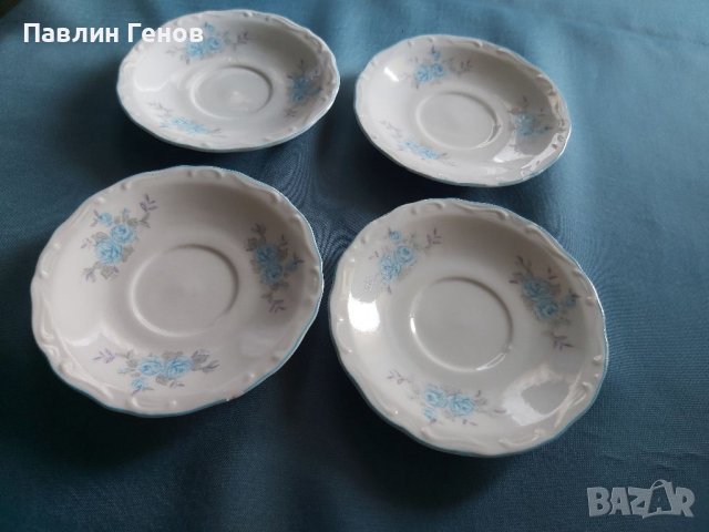 4 броя порцеланови чинийки STIPO DOROHOI , порцелан, снимка 5 - Чинии - 40096356