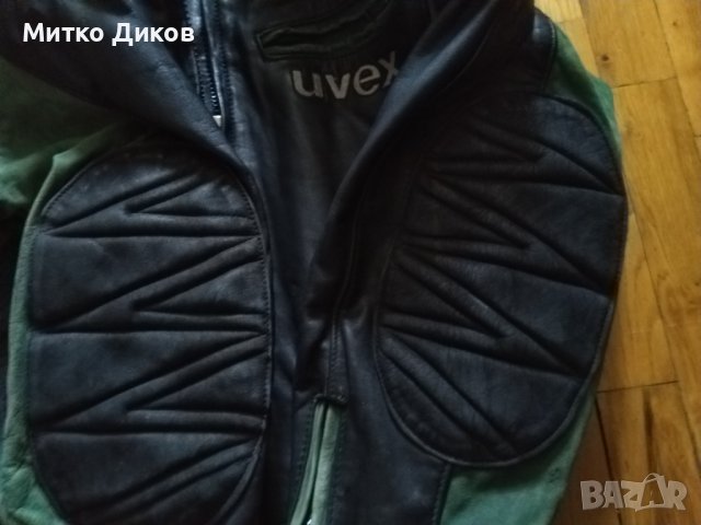 Uvex марково яке естествена кожа моторни спортове размер 40-М, снимка 9 - Други спортове - 40335095