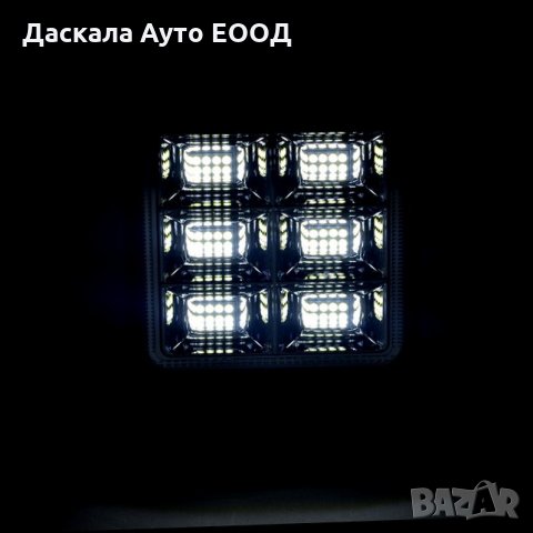 1 бр. ЛЕД БАР LED bar лампи c 6 секции по 8 ЛЕД в секция 64W, 10-30V, снимка 4 - Аксесоари и консумативи - 35806562