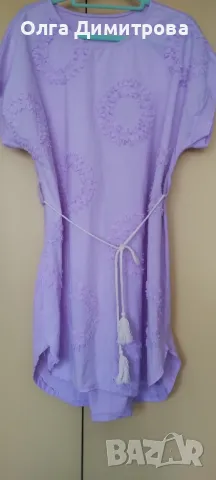 Рокля, памук, снимка 3 - Рокли - 50302687