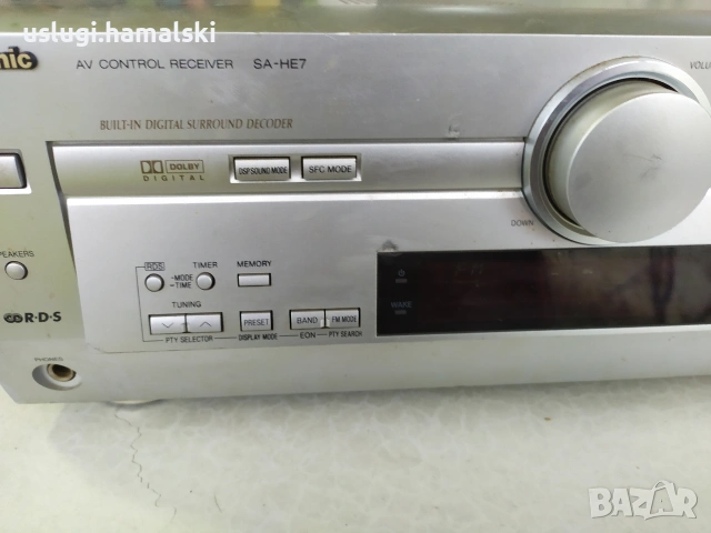 Усилвател/ресийвър Panasonic, снимка 3 - Аудиосистеми - 53046700