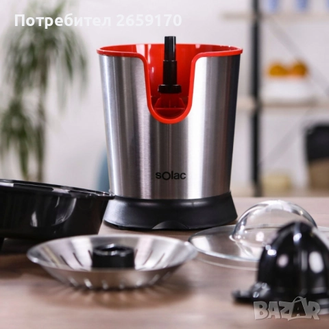 Сокоизстисквачка Solac Stillo 300, снимка 6 - Сокоизстисквачки и цитрус преси - 51536143