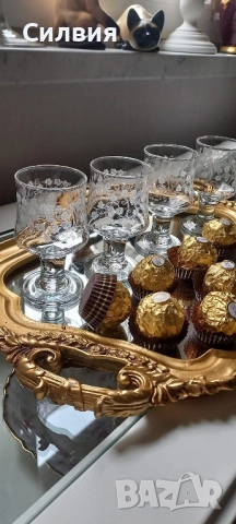 Ретро малки чашки 4бр, снимка 2 - Антикварни и старинни предмети - 52475723