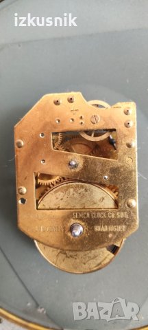 Стенен механичен часовник URGOS от 50-те години, снимка 6 - Антикварни и старинни предмети - 39590718