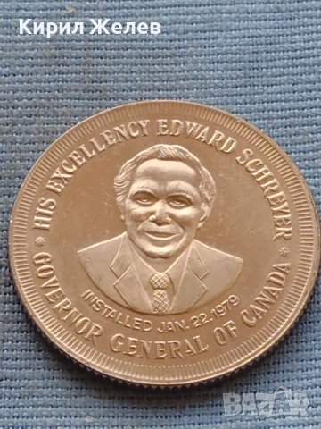 Монета 1 долар Червена река Канада губернатор Едуард Щтрайер 30403, снимка 8 - Нумизматика и бонистика - 42725759