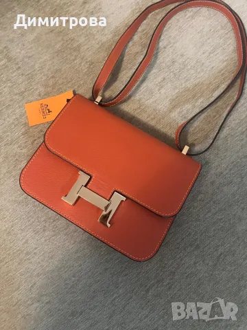 Дамска чанта Hermes Constance, снимка 5 - Чанти - 47309035