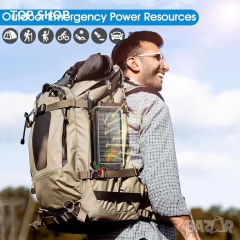 Solar Power Bank 30000mAh, снимка 8 - Външни батерии - 48669122