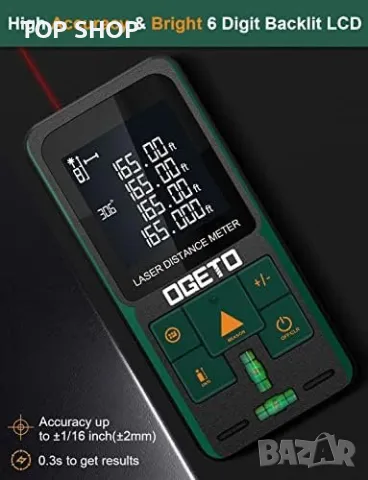 Нов Лазерно измервателен уред на разстояние/ Преносим Цифров инструмент Ремонт, снимка 2 - Други стоки за дома - 49639572