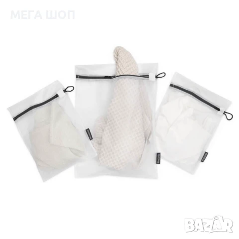 Комплект торби за деликатно пране Brabantia 3 броя в два размера, снимка 5 - Други стоки за дома - 50603510