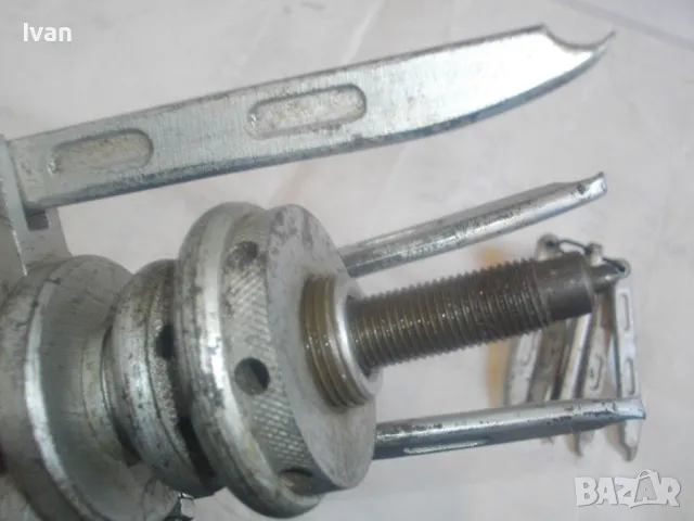 NEXUS СКОБА ЗА ВАДЕНЕ ЧЕРУПКИ ЛАГЕРИ ПЕТРАМЕННА Старо качество масивна с 5 резервни рамена, снимка 17 - Други инструменти - 47876180