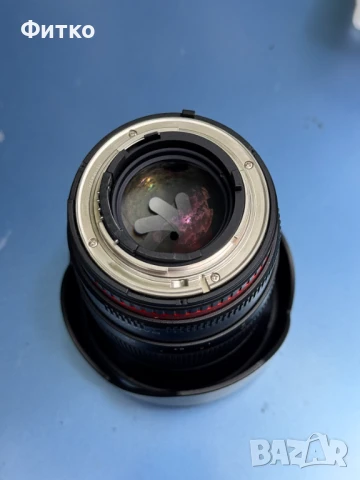 Обектив Samyang 35mm f/1.4 AS UMC - Nikon F КАТО НОВ / ОСТРА БРОЙКА, снимка 3 - Обективи и филтри - 50947900