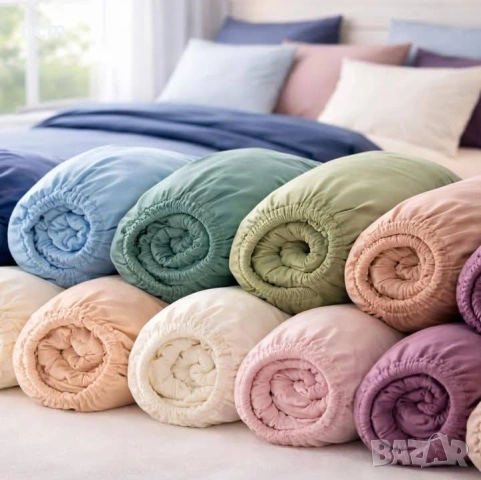 Чаршаф с ластик цветове и размери