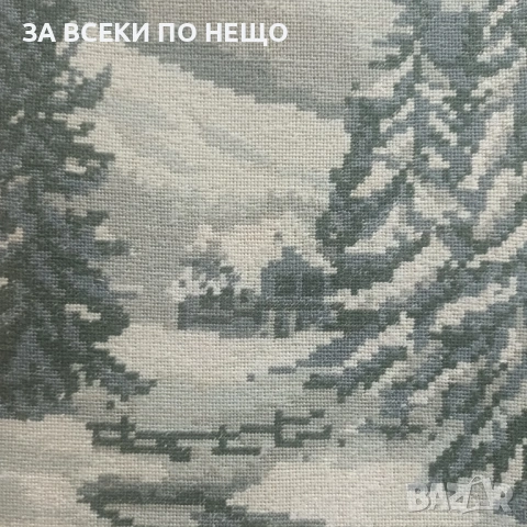 КРАСИВ ГОБЛЕН - ЗИМЕН ПЕЙЗАЖ, снимка 4 - Гоблени - 53486017