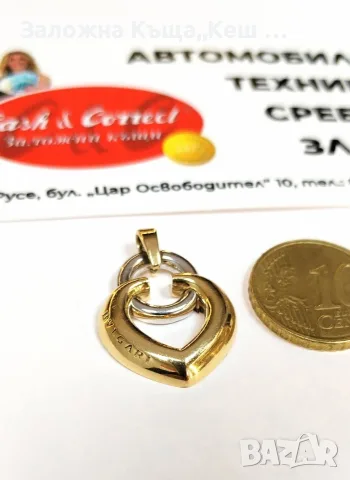 Златна висулка 14К.Тегло 2.78 гр.Цена 220 €., снимка 2 - Колиета, медальони, синджири - 55947591